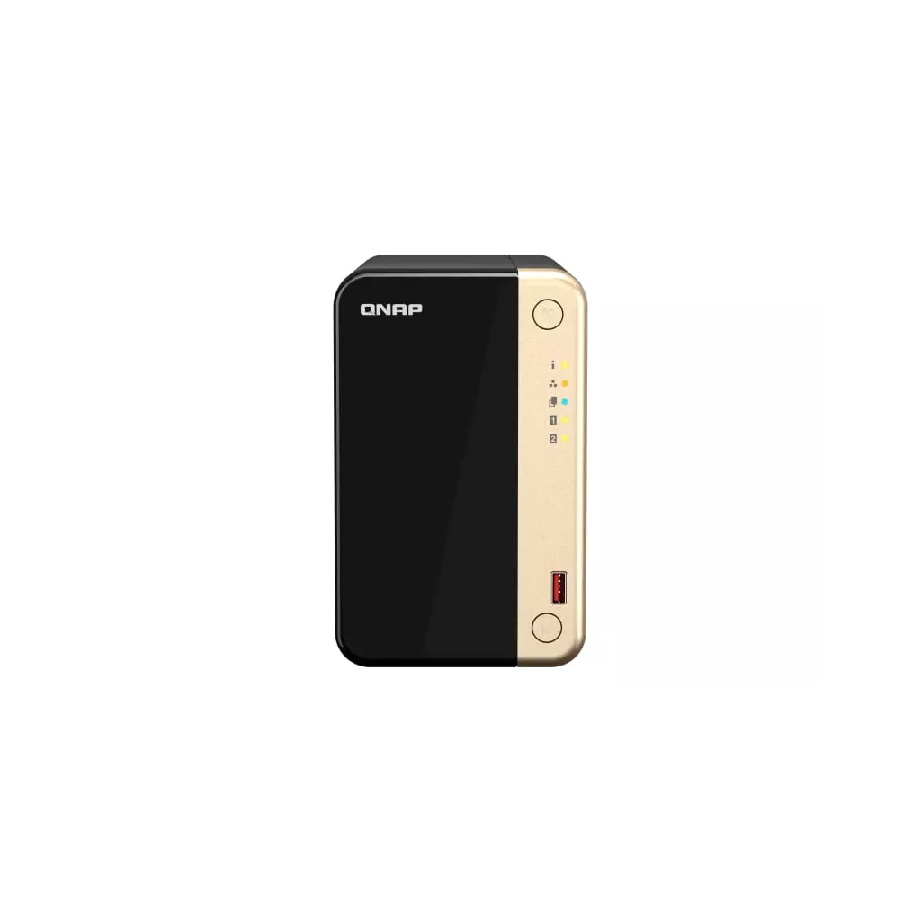 Obrázek produktu QNAP TS-264-8G (4core 2,9GHz, 8GB RAM, 2x SATA, 2x M.2 NVMe, 1x PCIe, 2x 2,5GbE, 1x HDMI 4K, 4x USB)