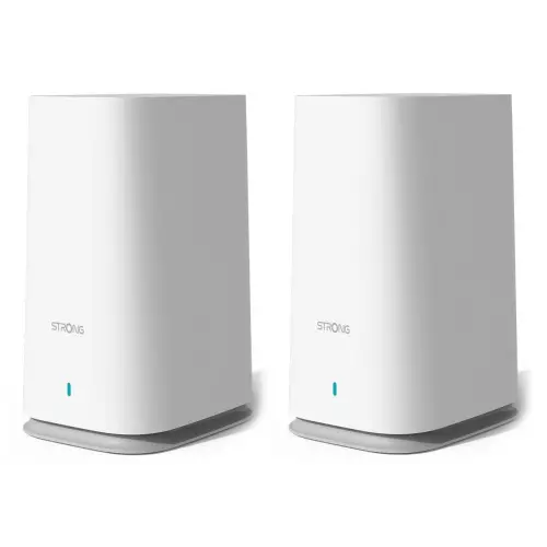 obrázek produktu Strong sada 2 ATRIA Wi-Fi Mesh Home Kit 2100/ Wi-Fi 802.11a/b/g/n/ac/ 2100 Mbit/s/ 2,4GHz a 5GHz/ 2x LAN/ bílý