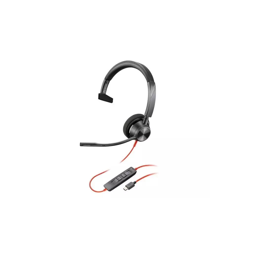 Obrázek produktu Poly náhlavní souprava Blackwire 3310 MS, USB-C/A adaptér, mono - černá