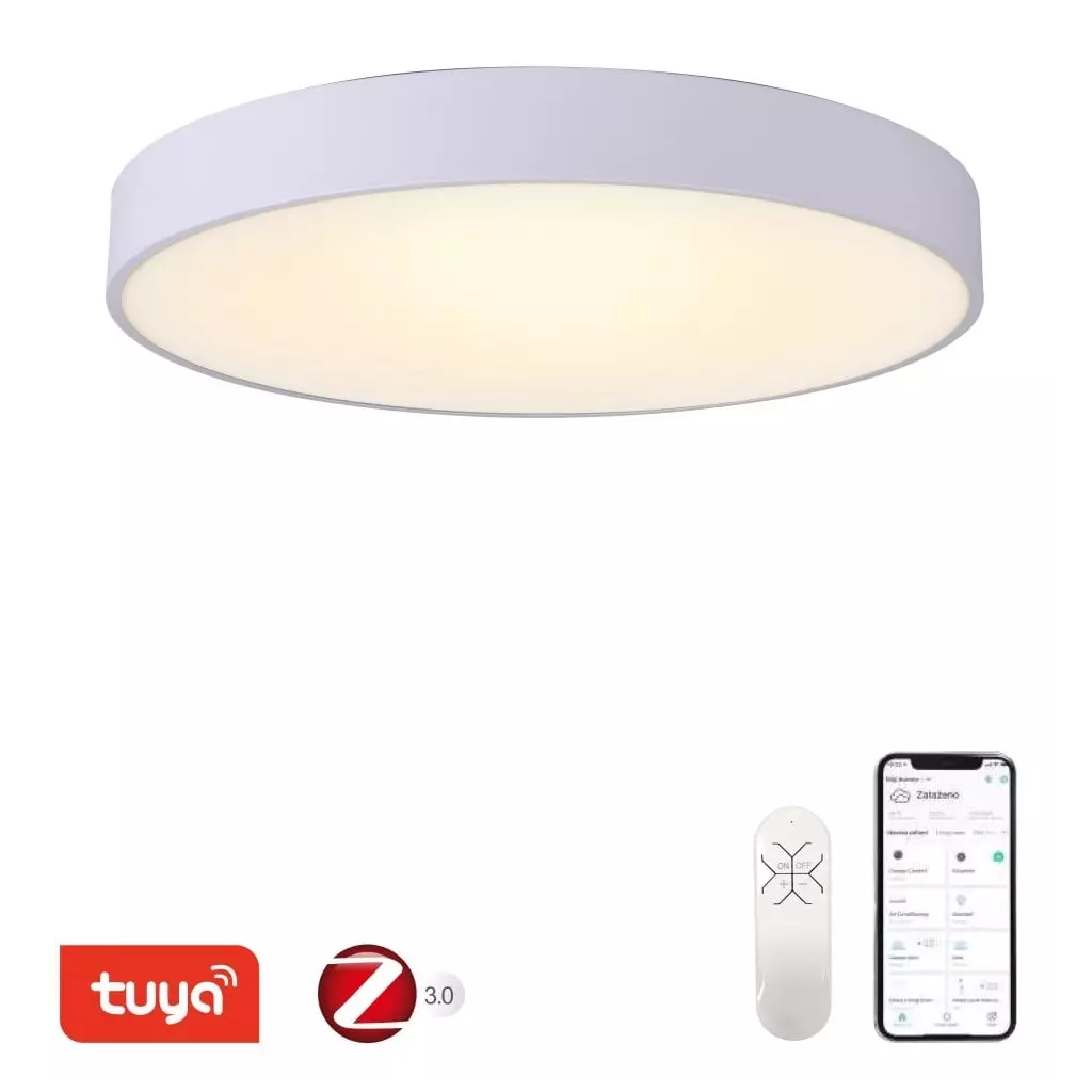 Obrázek produktu IMMAX NEO RONDATE SLIM Smart stropní svítidlo 60 x 7cm 53W 3710lm bílé Zigbee 3.0, TUYA