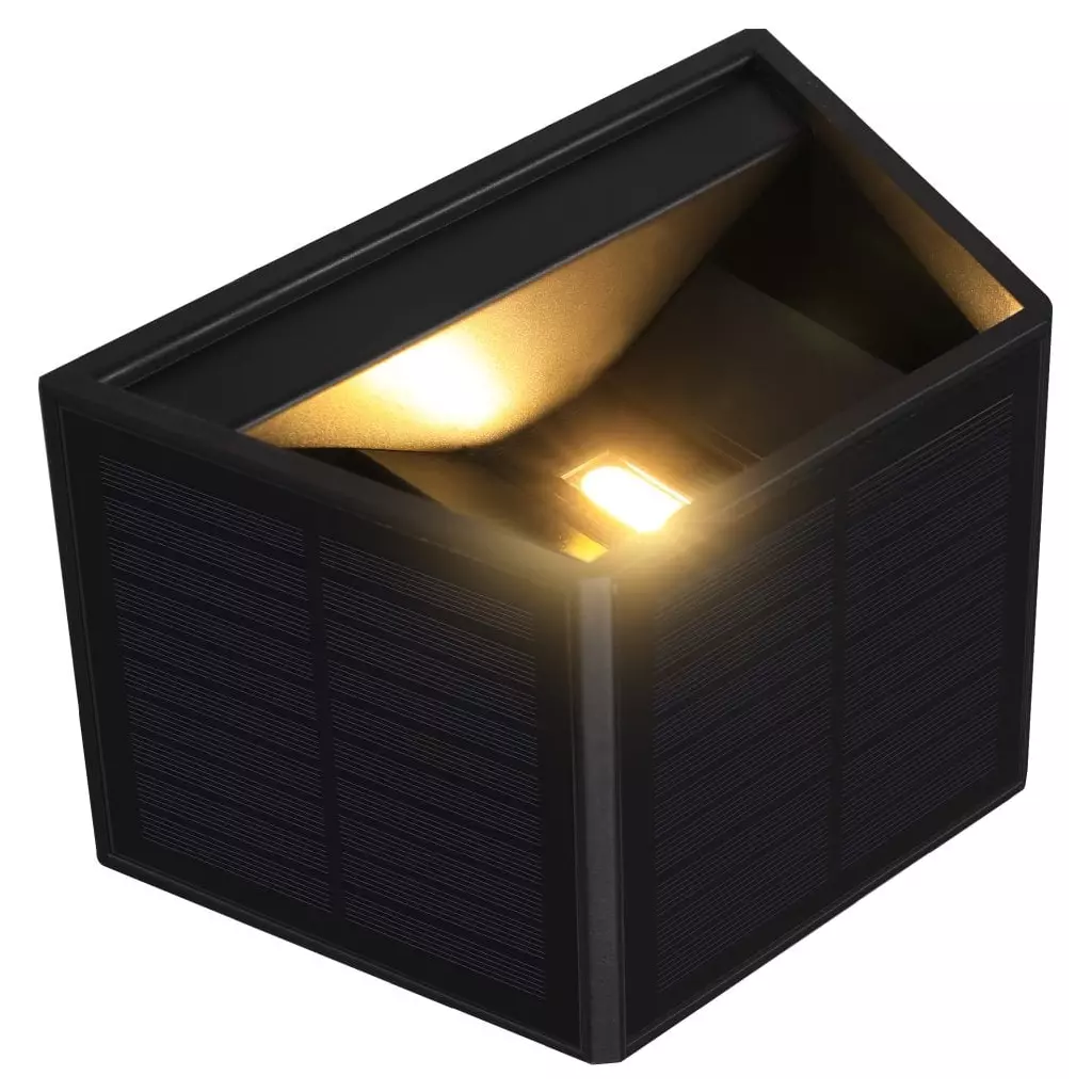 Obrázek produktu IMMAX WALL-3 venkovní solární nástěnné LED osvětlení se světelným čidlem, 2W