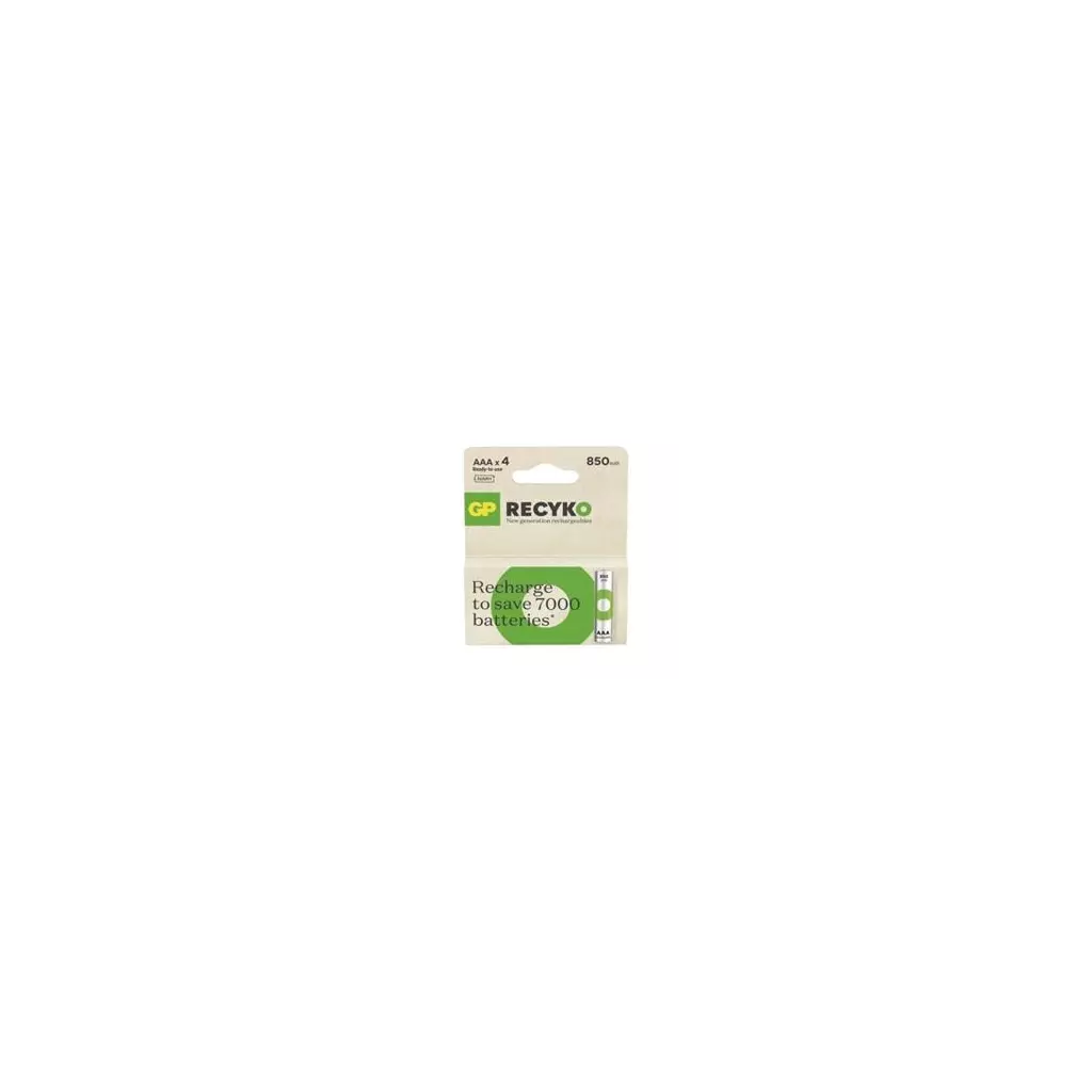 Obrázek produktu Nabíjecí baterie GP ReCyko 850 AAA (HR03)