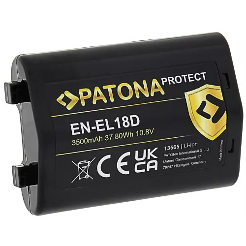 obrázek produktu PATONA baterie pro foto Nikon EN-EL18D 3500mAh Li-Ion 10,8V Protect D6/Z9