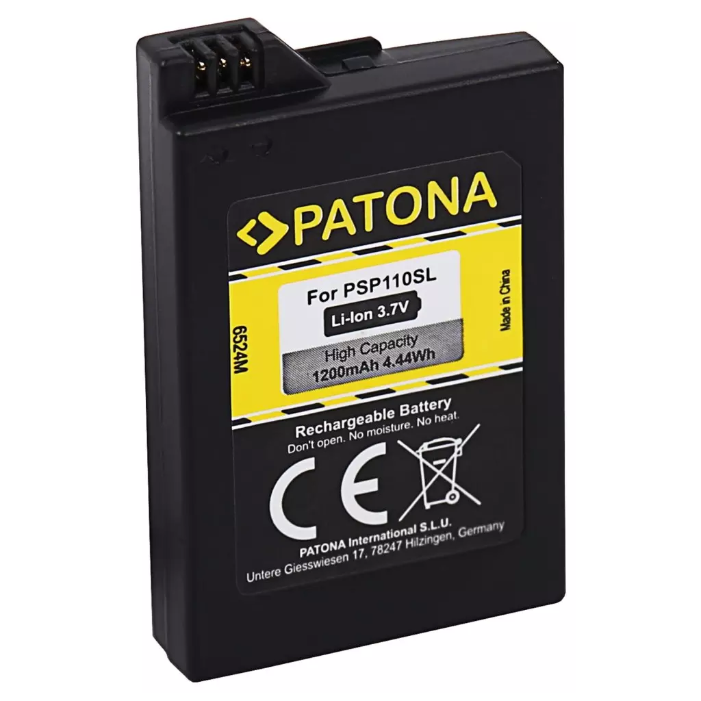 Obrázek produktu PATONA baterie pro herní konzoli Sony PSP 2000/PSP 3000 Portable 1200mAh Li-lon 3,7V PSP-S110