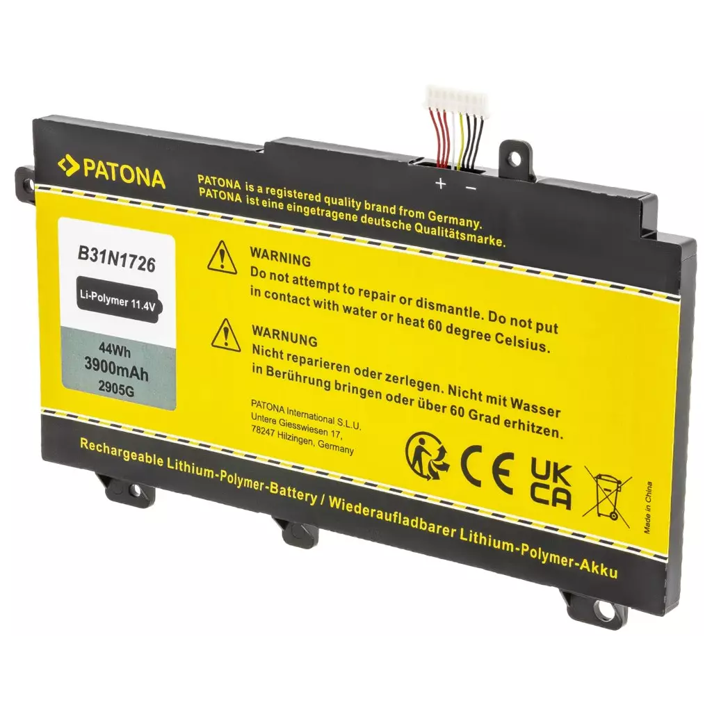 Obrázek produktu PATONA baterie pro ntb ASUS FX504 3900mAh Li-Pol 11,4V B31BN91