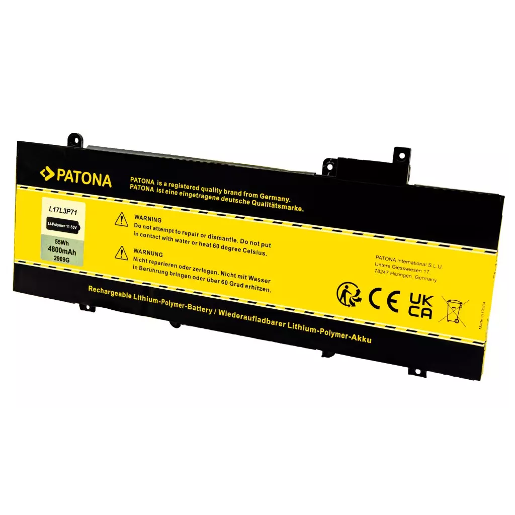 Obrázek produktu PATONA baterie pro ntb LENOVO Thinkpad T480S 4800mAh Li-Pol 11,55V