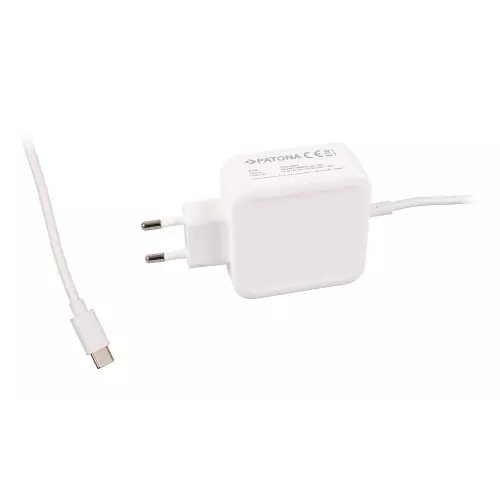 obrázek produktu PATONA napájecí adaptér pro tablet PC/Smartphone/ 5V-20V 29W/ konektor USB-C/ bílý/ Power delivery - bílá