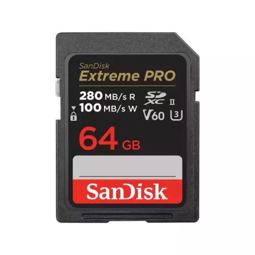 obrázek produktu SanDisk SDXC Extreme PRO 64GB UHS-II U3, V60