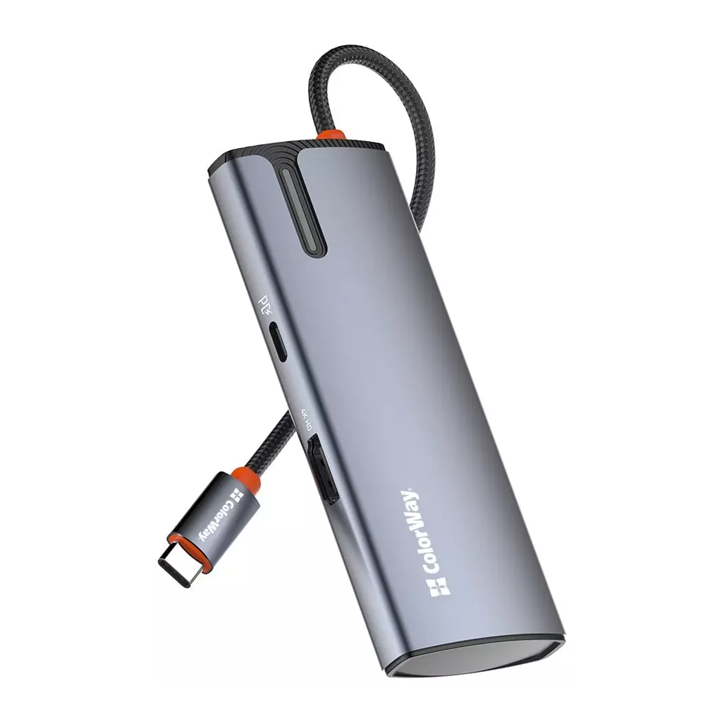 Obrázek produktu ColorWay 5v1 USB hub/ 1x USB-C/ 1x HDMI/ 3x USB-A