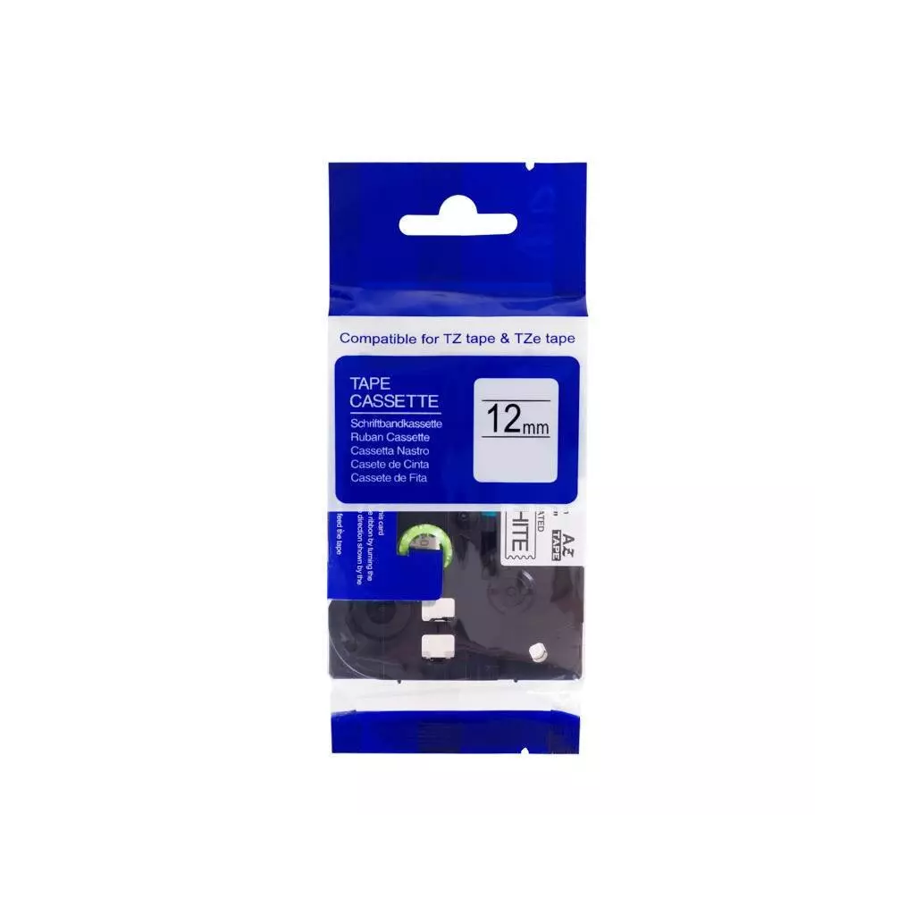 Obrázek produktu PRINTLINE kompatibilní páska s Brother HSe-611, 6mm, černý tisk/ žlutý podklad, bužírka