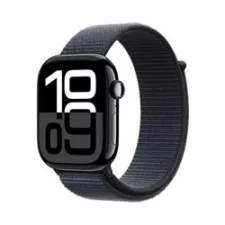 obrázek produktu Apple Watch Series 10 GPS 42mm Jet Black Aluminium Case with Ink Sport Loop (MWWG3QC/A)