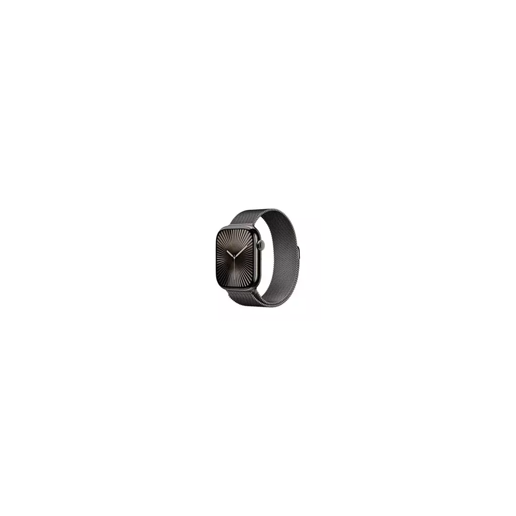 Obrázek produktu Apple Watch Series 10 GPS + Cellular 42mm Slate Titanium Case with Slate Milanese Loop (MX053QC/A)