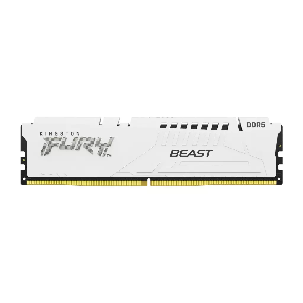 Obrázek produktu Kingston Fury Beast White DIMM DDR5 16GB 6000MHz CL36 bílá AMD EXPO - bílá