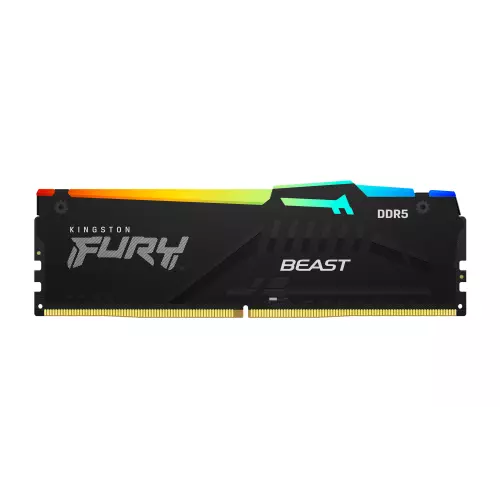obrázek produktu Kingston Fury Beast DDR5 32GB 6000MHz CL30 RGB chladič AMD EXPO - černá