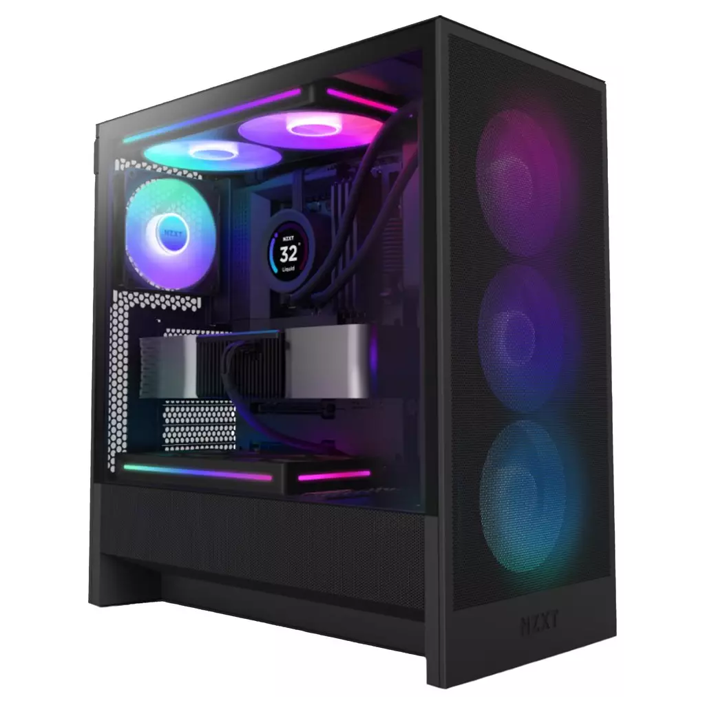 Obrázek produktu NZXT H5 Flow RGB - černá