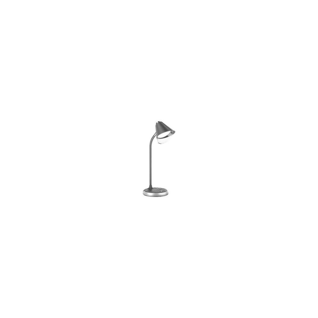 Obrázek produktu IMMAX LED stolní lampička FINCH šedá + stříbrné prvky