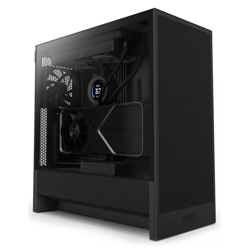 Obrázek produktu NZXT H5 Flow, černá - černá