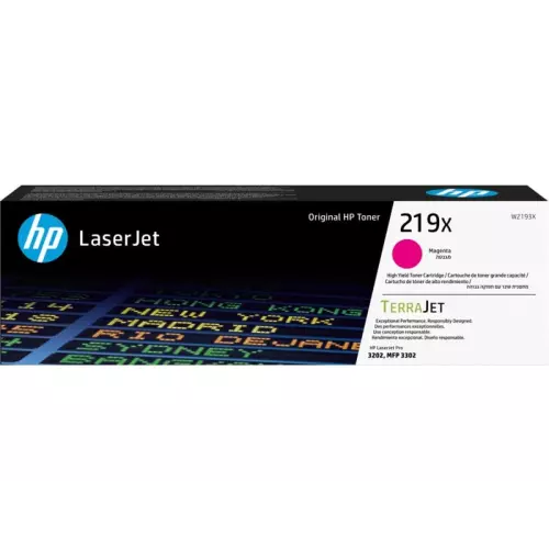 obrázek produktu HP 219X, Purpurová orig. toner. kazeta, W2193X