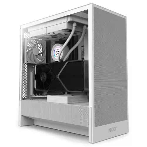 obrázek produktu NZXT H5 Flow, bílá - bílá