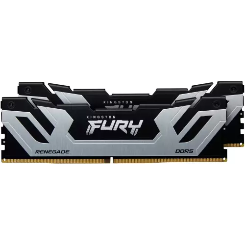 obrázek produktu Kingston Fury Renegade Silver CUDIMM DDR5 48GB 8400MHz CL40 XMP (Kit 2x24GB) - stříbrná