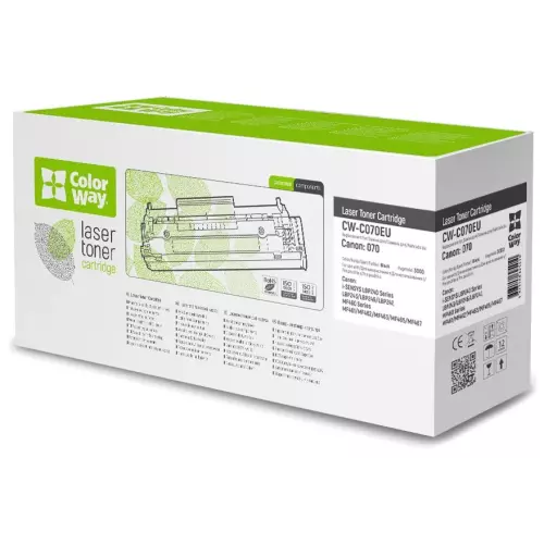 obrázek produktu ColorWay kompatibilní toner s Canon 070, 3000 stran, černý