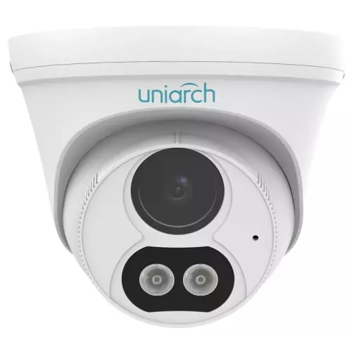 obrázek produktu Uniarch by Uniview IP kamera/ IPC-T213-APF28W/ Turret/ 3Mpx/ objektiv 2.8mm/ 1080p/ Dual color/ IP67/ IR30/ PoE/ Onvif