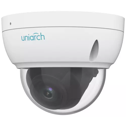 obrázek produktu Uniarch by Uniview IP kamera/ IPC-D312-APKZ/ Dome VF/ 2Mpx/ objektiv 2.8-12mm/ 1080p/ McSD slot/ IP67/ IR30/ IK10/ PoE/
