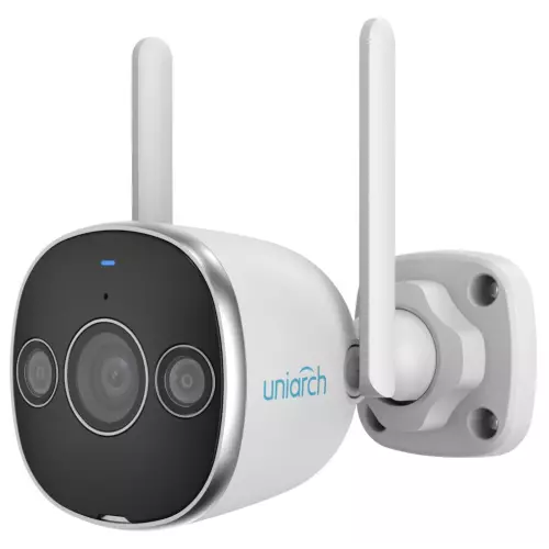 obrázek produktu Uniarch by Uniview IP kamera/ UHO-B2D-M3F4D/ Bullet/ 3Mpx/ 4mm/ 1296p/ Wi-Fi/ SD/ Mic&Speaker/ Color Night/ IP67/Onvif