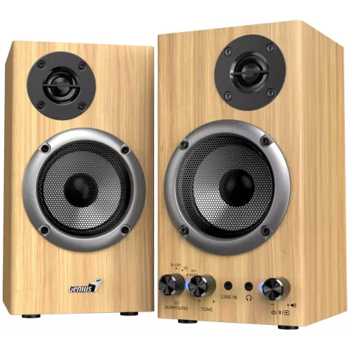 obrázek produktu Genius repro SP-HF800BT, 2.0/20W, dřevěné
