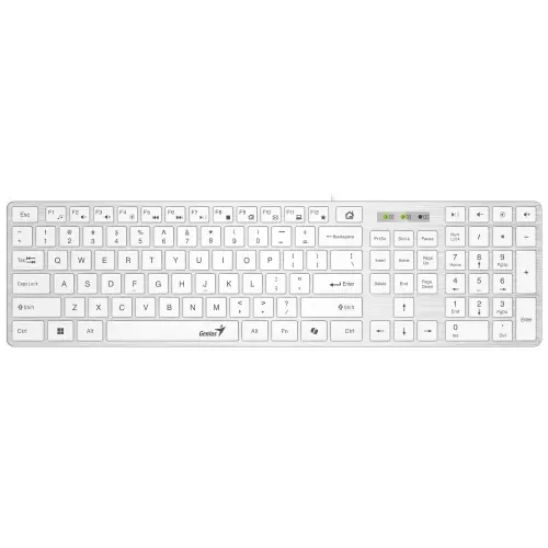 obrázek produktu Genius SlimStar 126, CZ/SK - bílá