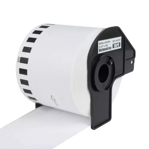 obrázek produktu PRINTLINE kompatibilní s Brother DK-44205, bílá pap. role, snadno odstranit, 62mm x30,48m