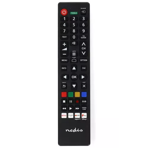 obrázek produktu NEDIS předprogramovaný dálkový ovladač kompatibilní se všemi televizory Panasonic/Sharp