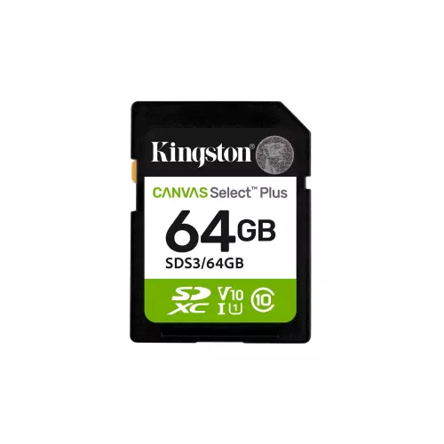 obrázek produktu Kingston SDXC 64GB Canvas Select Plus Gen 3