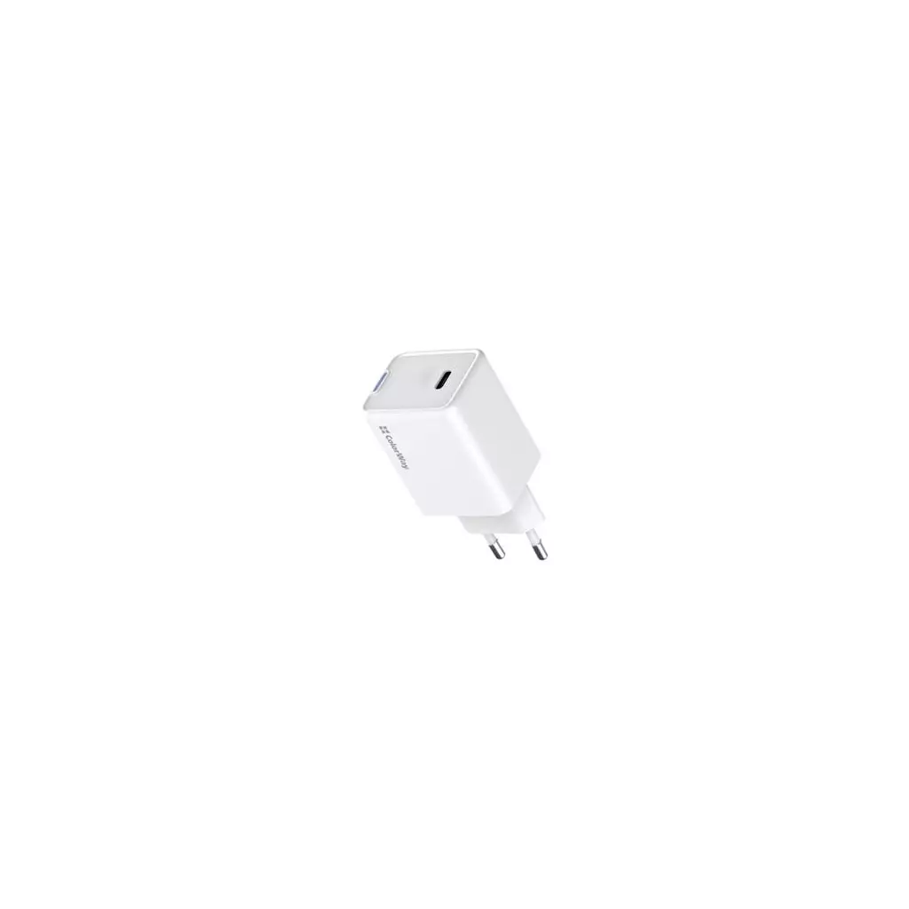 Obrázek produktu ColorWay 1x USB-C/ síťová nabíječka/ GaN/ PD/ PPS/ 45W/ Bílá