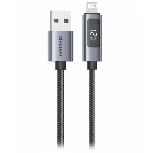 obrázek produktu Swissten LCD kabel USB-A / lightning 1,5m