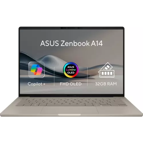 obrázek produktu ASUS Zenbook A14 UX3407QA-OLED340X Zabriskie Beige celokovový - béžová