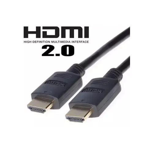 obrázek produktu PremiumCord 4K HDMI 2.0b High Speed + Ethernet kabel, zlacené konektory, 5m - černá