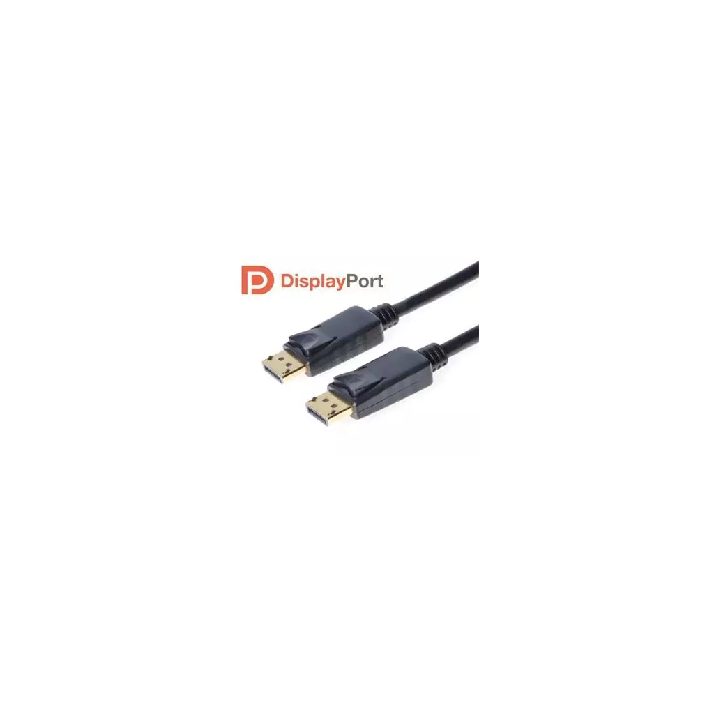 Obrázek produktu PremiumCord DisplayPort 1.2 přípojný kabel M/M, zlacené konektory, 5m - černá