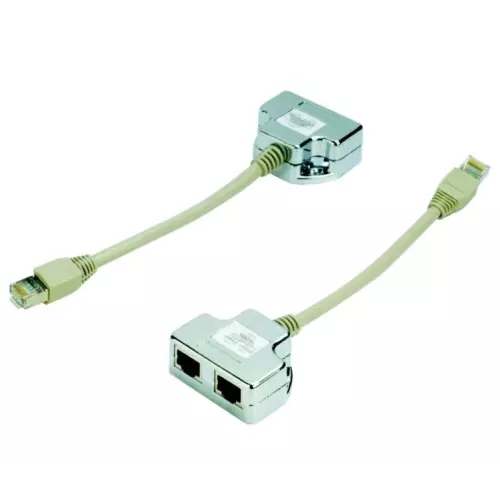 obrázek produktu DATACOM "Y" adaptér STP CAT5E PC / TEL+TEL