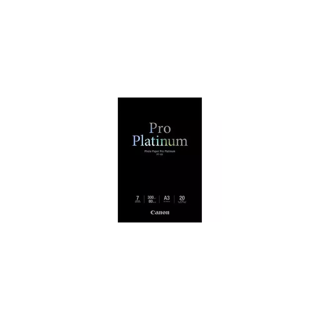 Obrázek produktu Canon PT-101 A3 Photo Paper Pro Platinum 20sheets 300g/m2