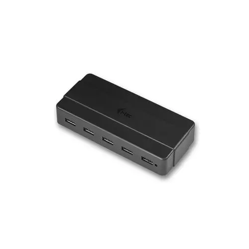 obrázek produktu i-tec USB 3.0 Charging HUB - 7port with Power Adapter - černá