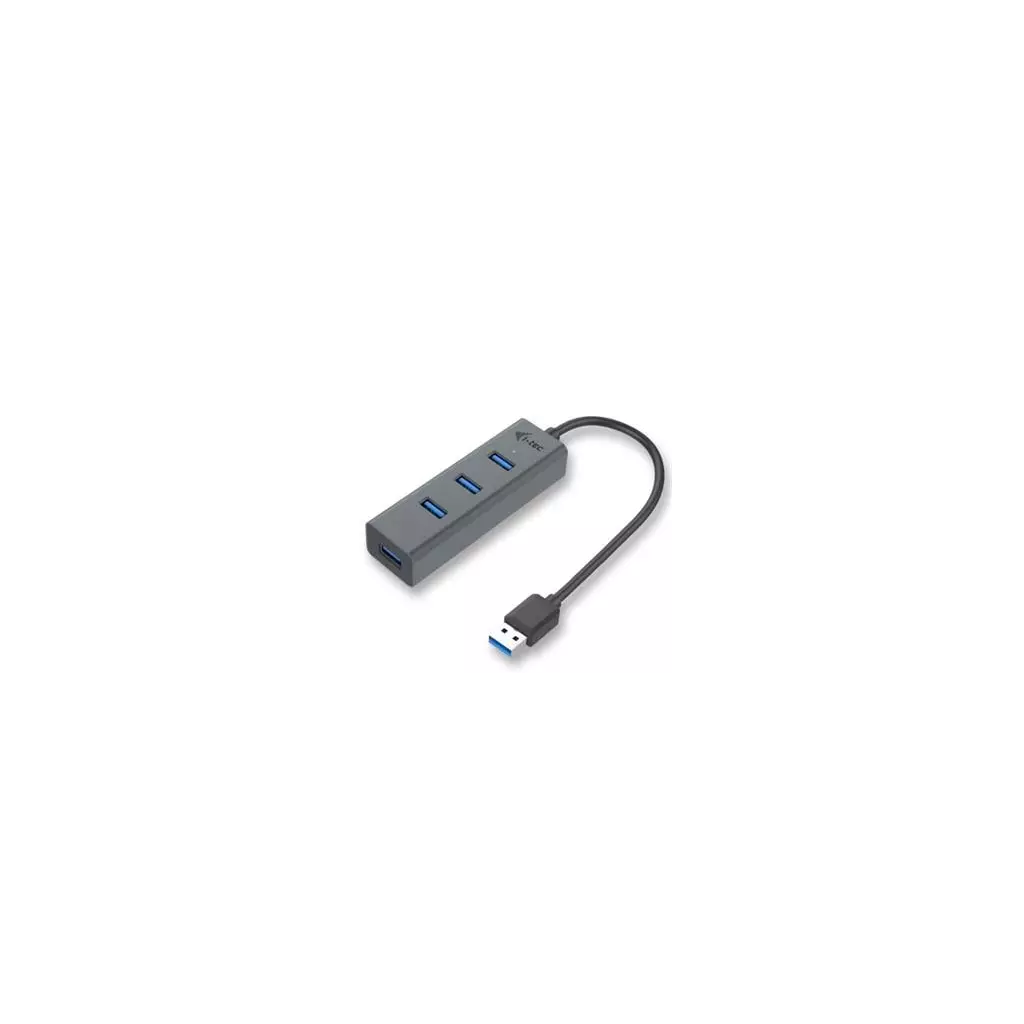 Obrázek produktu i-tec USB 3.0 Metal pasivní 4 portový HUB - šedá