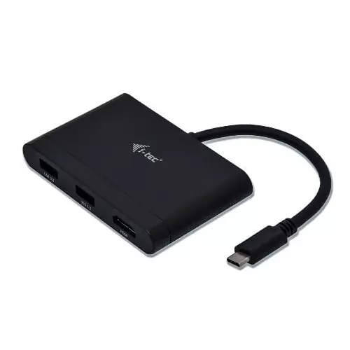obrázek produktu i-tec USB-C Travel Adapter - 1xHDMI, 2xUSB 3.0, PD - černá