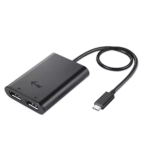obrázek produktu i-tec USB-C na 4K Dual Display Port adaptér - černá