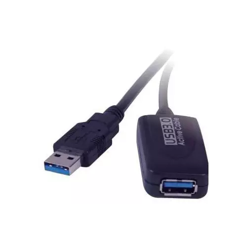 obrázek produktu PremiumCord USB 3.2 repeater a prodlužovací kabel A/M-A/F 5m - černá