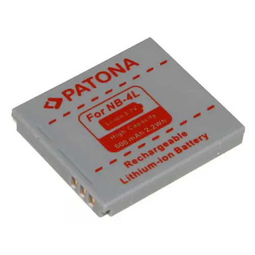 obrázek produktu Patona PT1004 - Canon NB-4L 600mAh Li-Ion