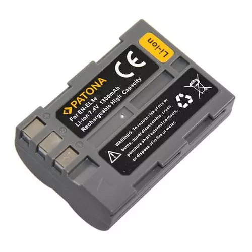 obrázek produktu Patona PT1036 - Nikon EN-EL3E 1300mAh Li-Ion