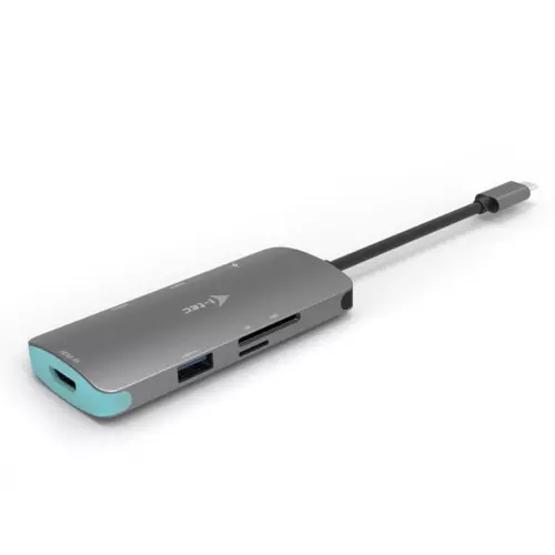 obrázek produktu i-tec USB-C Metal Nano Dock 4K HDMI + Power Delivery 60W - stříbrná