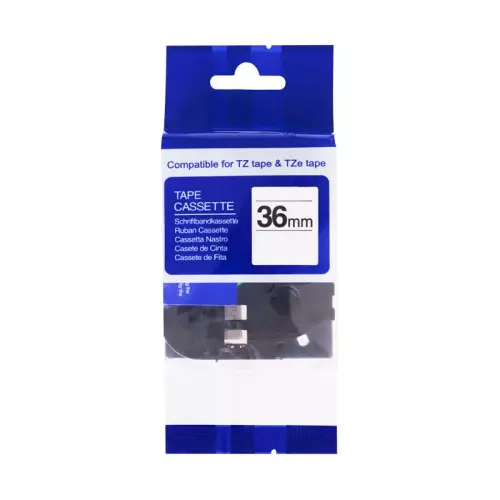obrázek produktu PRINTLINE kompatibilní páska s Brother TZE-263, 36mm, modrý tisk/bílý podklad