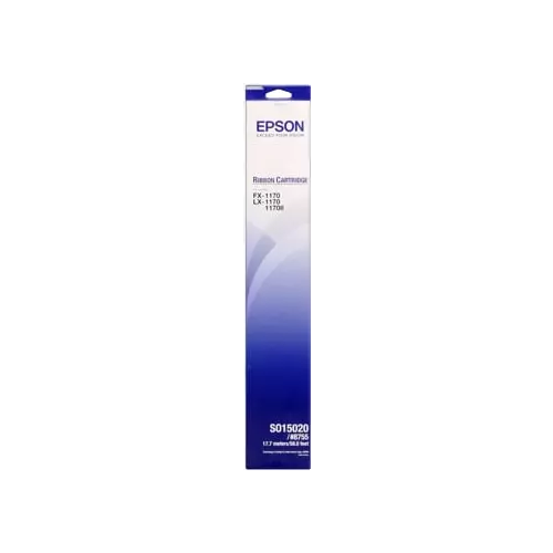 obrázek produktu Epson nylonová barvicí páska černá S015020 pro LX-1170, LX-1170+II, FX-1180,1180+ (#8755) - černá